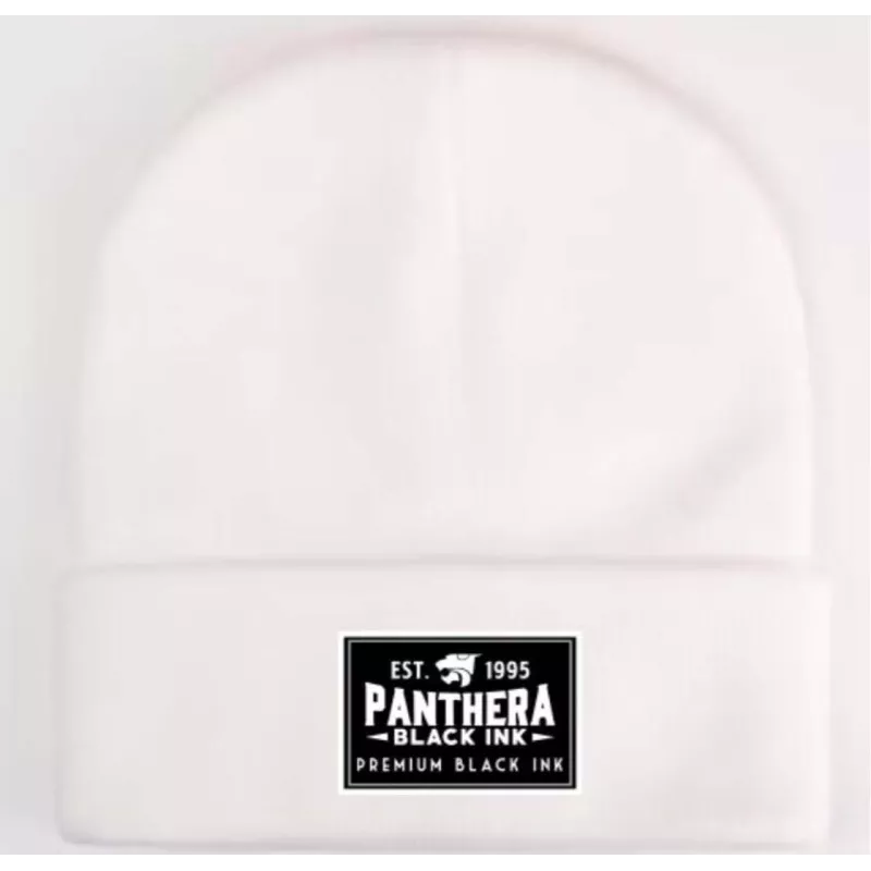 BONNET D'HIVER PANTHERA BLANC LOGO BRODÉ